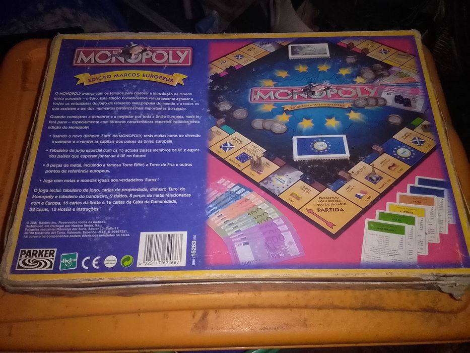Monopólio jogo antigo