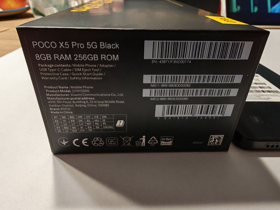 Telefon komórkowy Poco X5 Pro