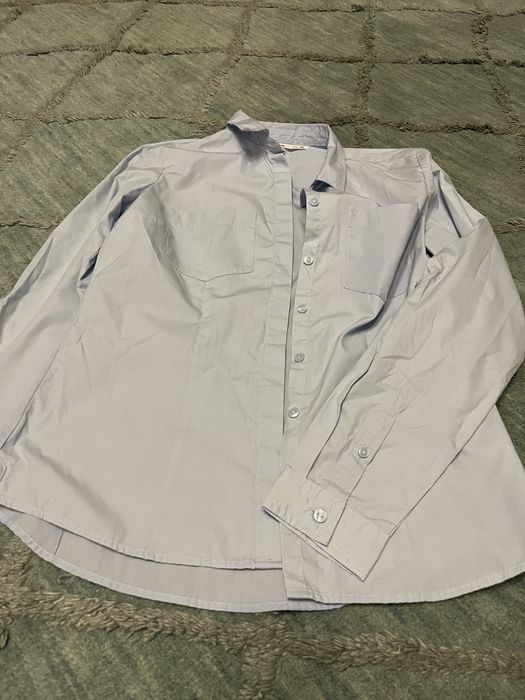 Koszule 34/36/XS/S niebieskie 2 szt