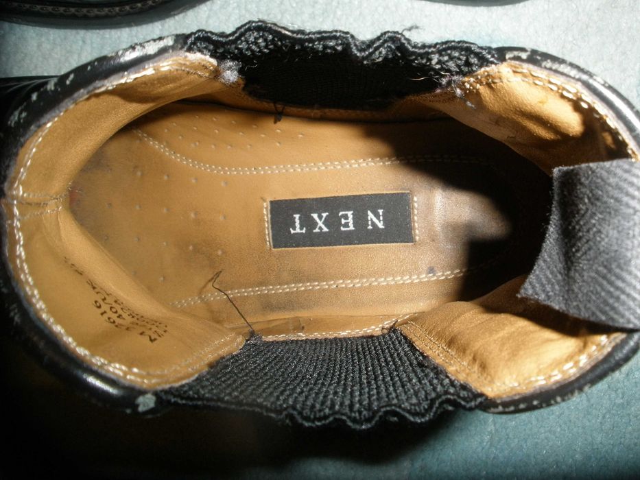 Buty czarne sztyblety męskie firmy Next rozm. 40