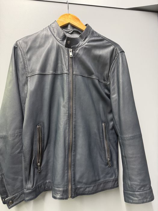 Кожанная куртка Massimo Dutti