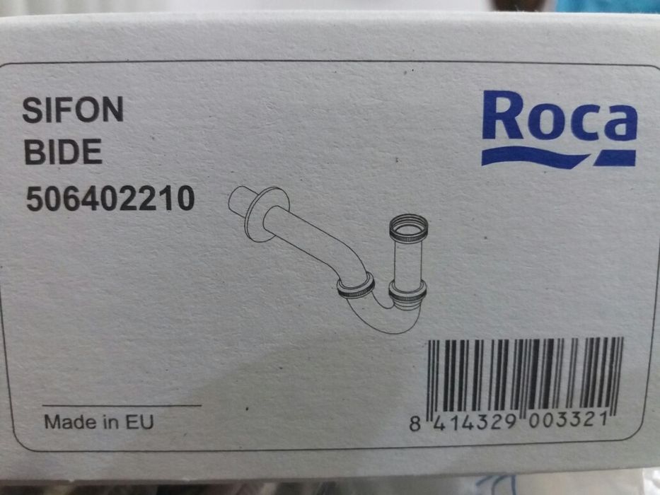 Sifão lavatório inox ROCA Novos. Valor já com Entrega.