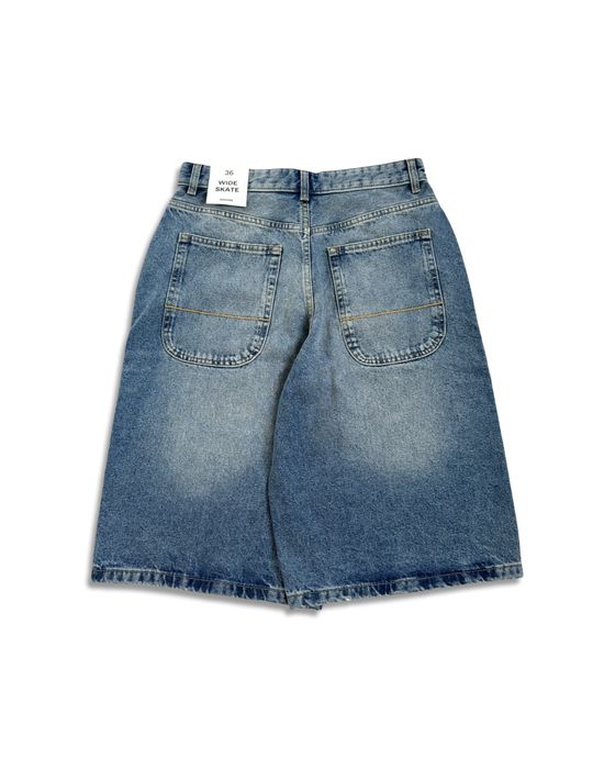 Розпродаж Широкі Шорти Bershka Skater Super Baggy Джинсові Бершка Супер Беггі