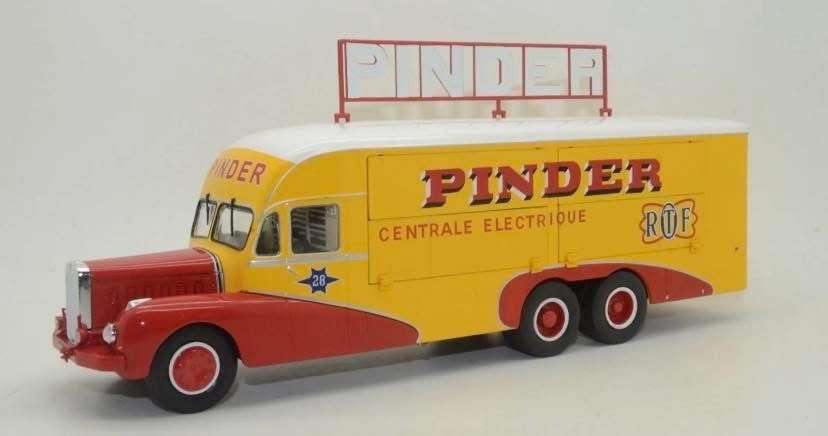 Miniatura 1/43 Camião Central Eléctrica Circo Pinder