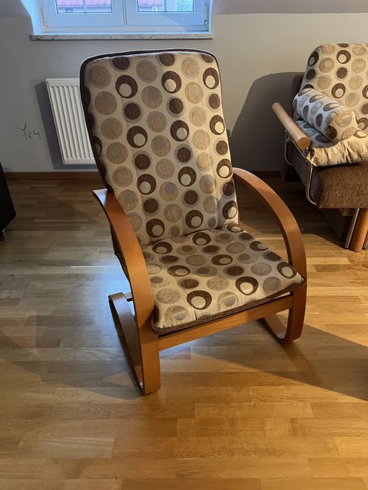 Kanapa rozkładana i fotel