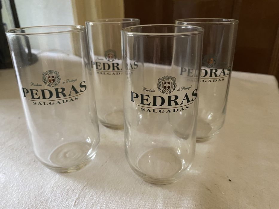 Copo de vidro Pedras Salgadas, de colecionador