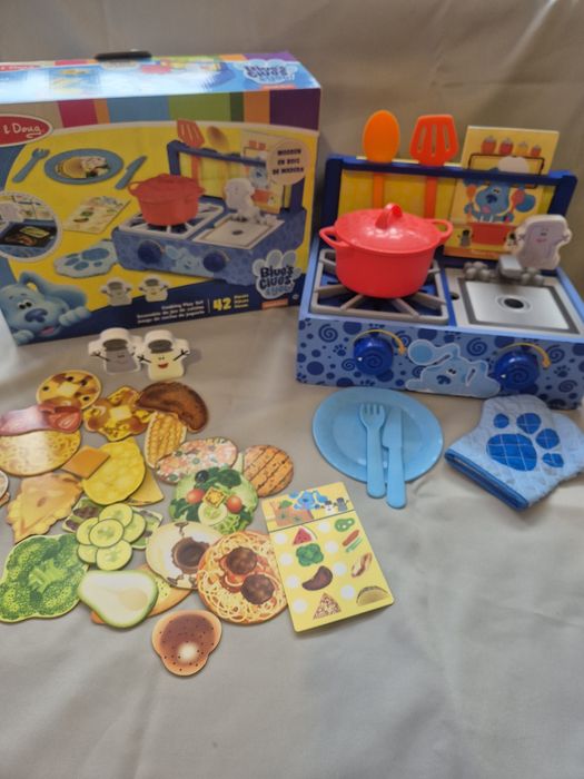 Zabawka drewniany zestaw kuchenny Blue Melissa&doug