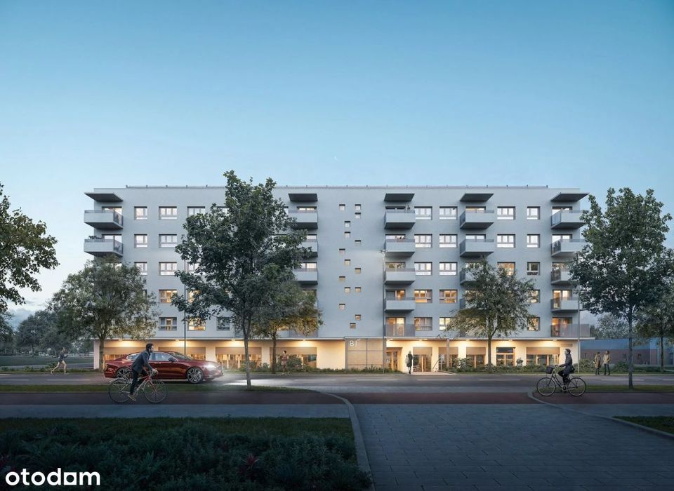 2-pokojowe mieszkanie 44m2 + ogródek Bez Prowizji