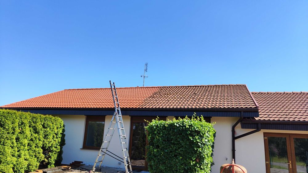 Mycie i malowanie dachów, mycie elewacji, kostki, paneli PV