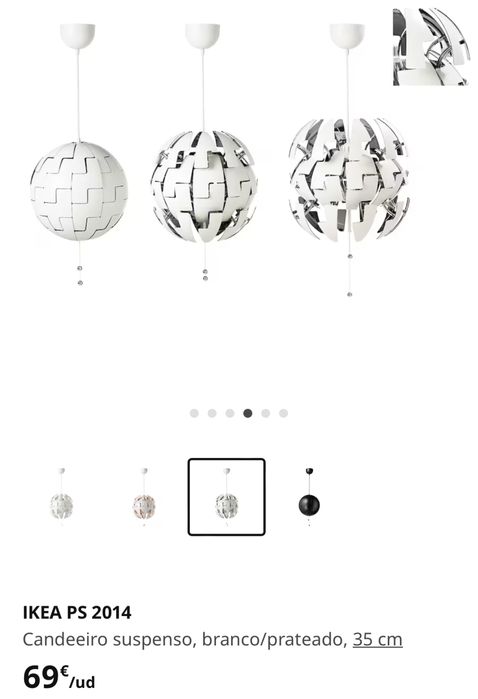 Candeeiro IKEA PS 2014