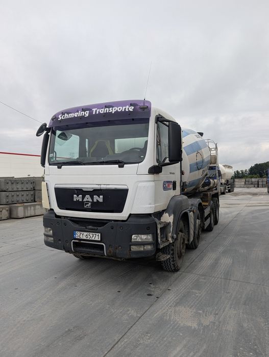 Betonomieszarka 10 M3 MAN 35.320 gruszka