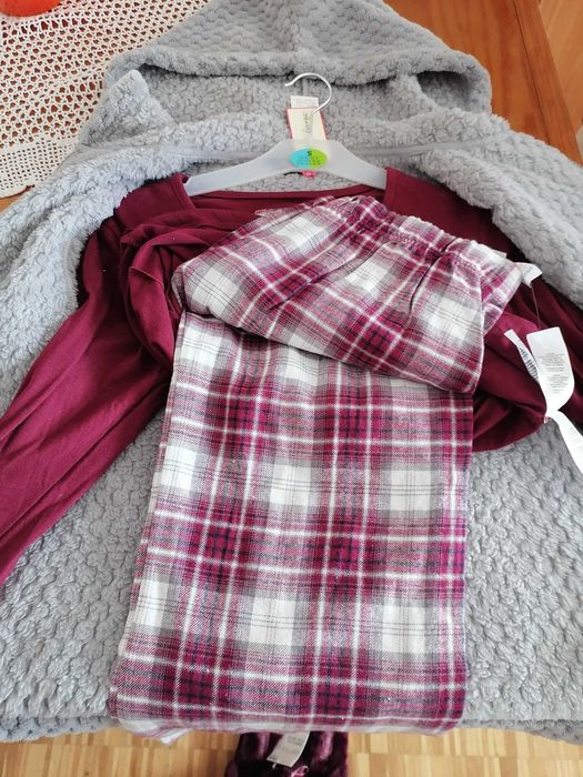 Pijama Senhora 3 peças tam S 38 novo