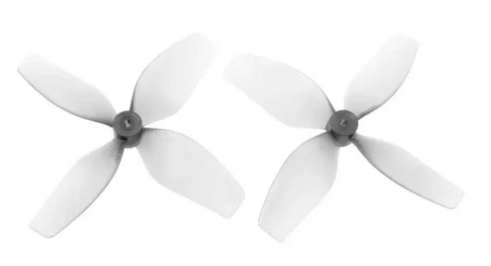 Пропелери HQProp D2X1.9X4 for Cinewhoop Grey (2CW+2CCW)-Poly Carbonate