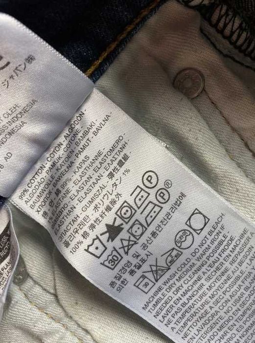 Levi's 511 STRAUSS LEVIS oryginalne granatowe Spodnie Jeansy W 32 L 32