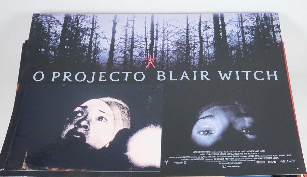 Blair Witch Project I e II - 5 cartazes de cinema com fotografias