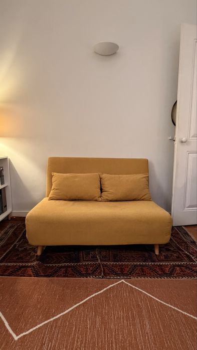 Sofá-cama Sklum mostarda