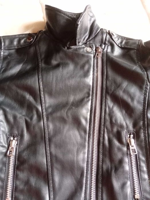 Casaco Imitação Cabedal Zara Bebé 2/3Anos - Como Novo, Usado 1 Vez!