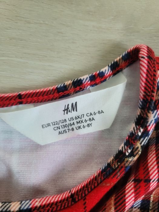 Sukienka H&M rozm. 122/128 stan idealny