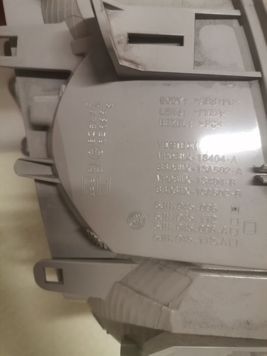 Farol traseiro Skoda 2013