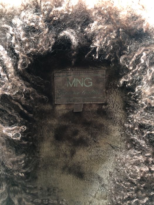 Casaco Mango em pele