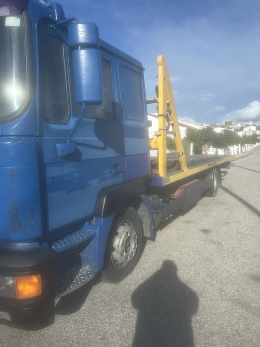 MAN MB220 12 t estrado duplo , garfo, tudo a funcionar com inspecao tudo em dia.