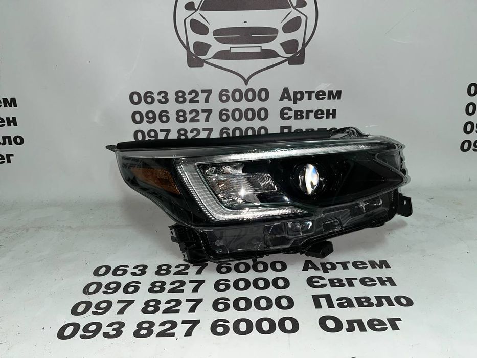 SUBARU OUTBACK Фара права (ліцензія) 2020-22