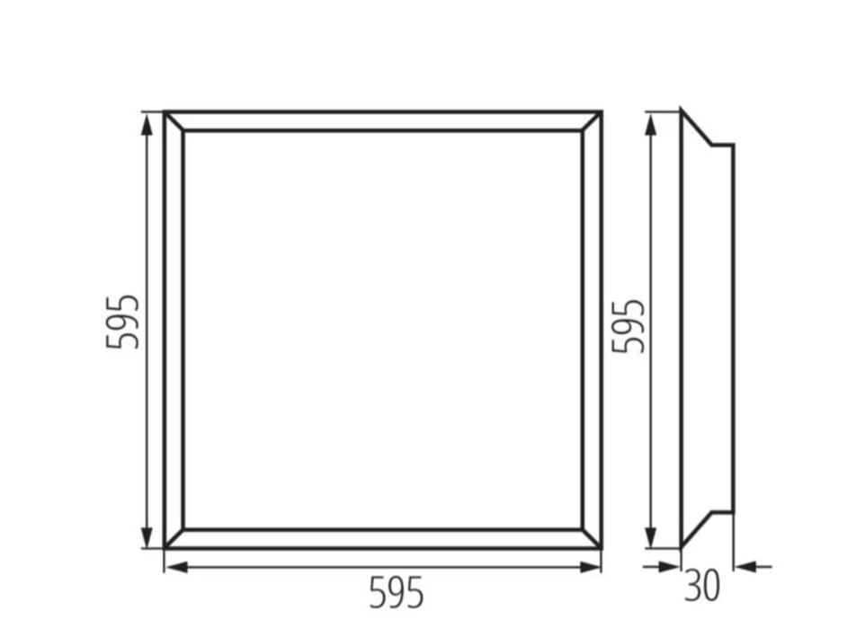 Panel / plafon / kaseton świetlny - 3 sztuki
