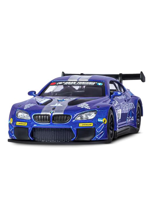 Автомодель TechnoDrive BMW M6 GT3 синий  PlayStation 1:43