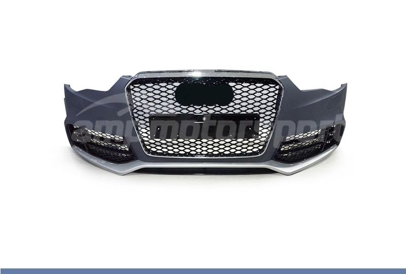 PÁRA-CHOQUES DIANTEIRO PARA AUDI A5 LOOK RS5 CROMADO COM SRA SEM PDC