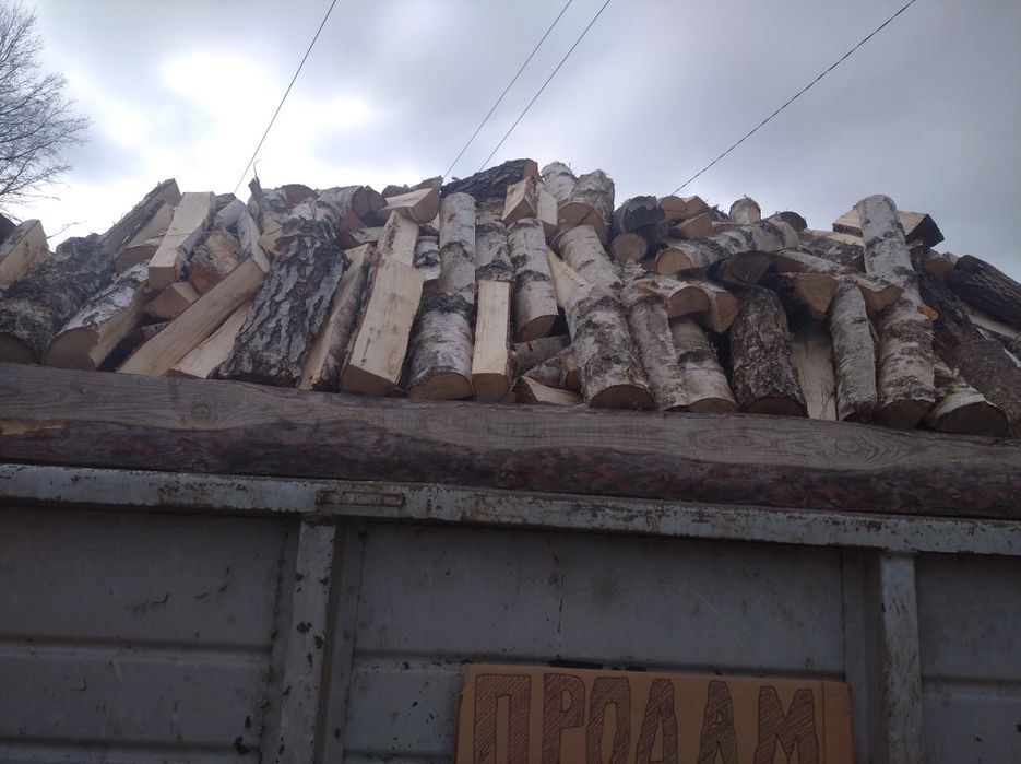 Дрова дуб, акація, береза, сосна