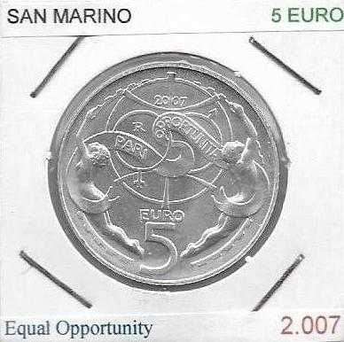 San Marino - - - - - Euros de PRATA - - - Moedas
