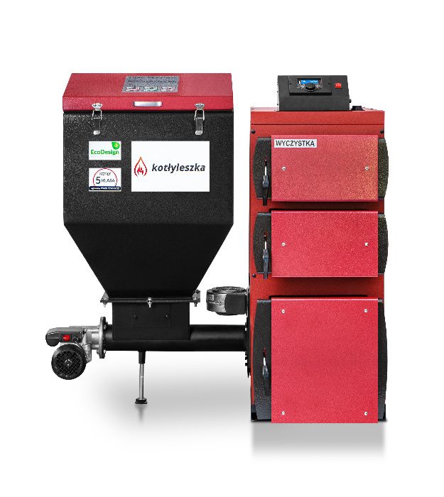 Kocioł piec c.o. 5 klasa HEKLA - WEGA 15 kW ekogroszek ecodesign
