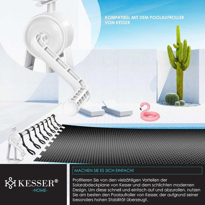 Nowa folia basenowa / plandeka solarna / podgrzewanie basenu !4507!