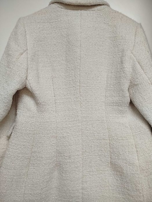 Blazer assertoado, branco pérola, H&M - EUR40