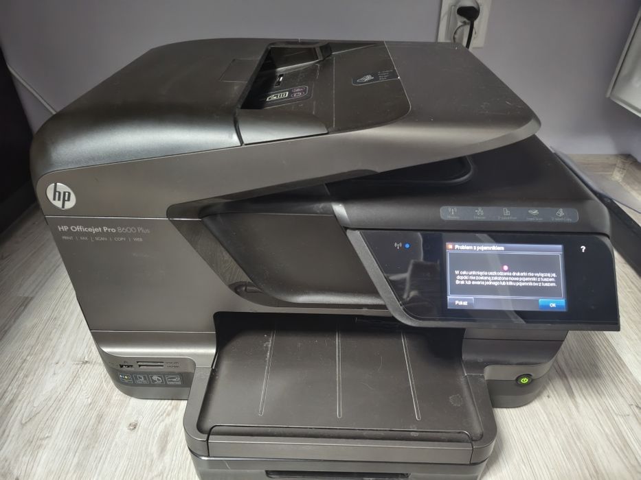 HP OfficeJet Pro 8600 Plus – błąd tuszu, uszkodzenie?