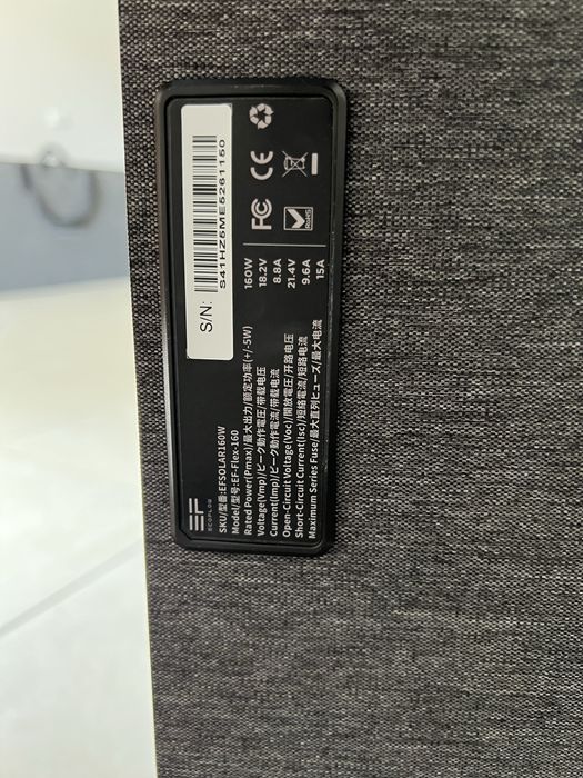 Сонячна панель розкладна 160w ecoflow solar panel