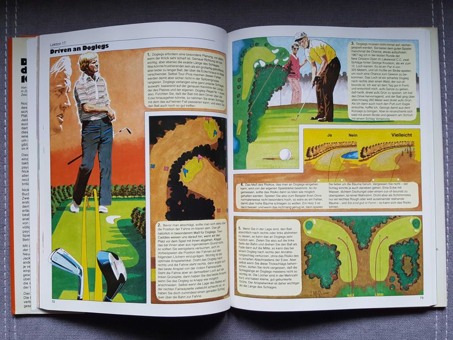 Golf Księga 1000 porad - Jack Nicklaus Ken Bowden - poradnik 42 lekcje