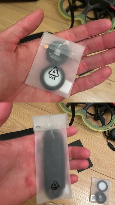 Lentes de prescrição e protetor dji goggle 3