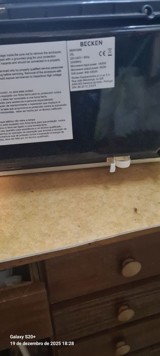 Microondas como novo