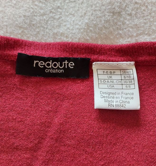 Camisola Manga Puff Bordeaux, L