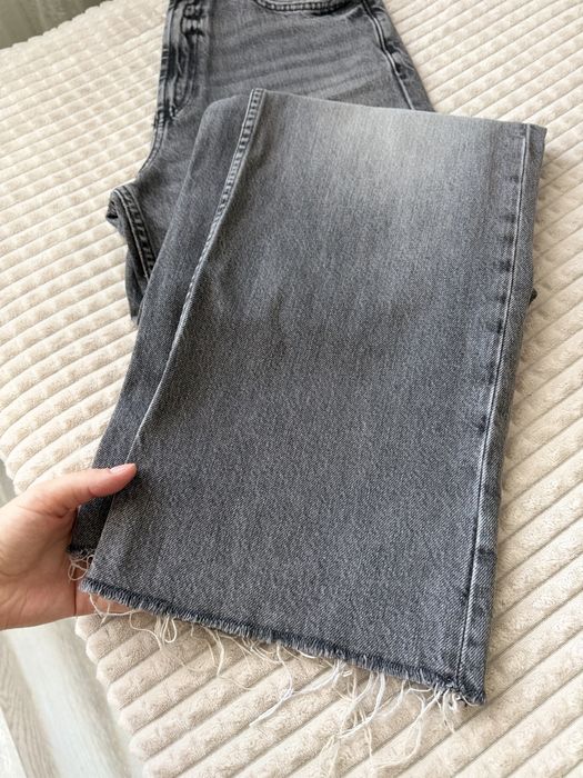 Джинси Wide Leg ZARA 36/S mex.26 сірі джинси зара