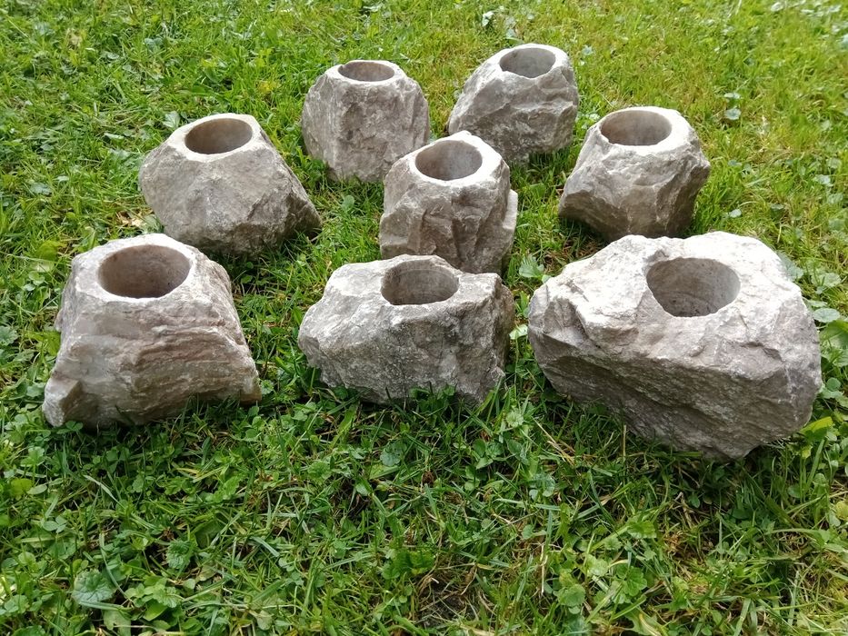Kamienie drążone na ledy