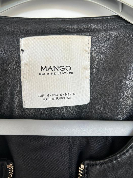 Kurtka skórzana Mango