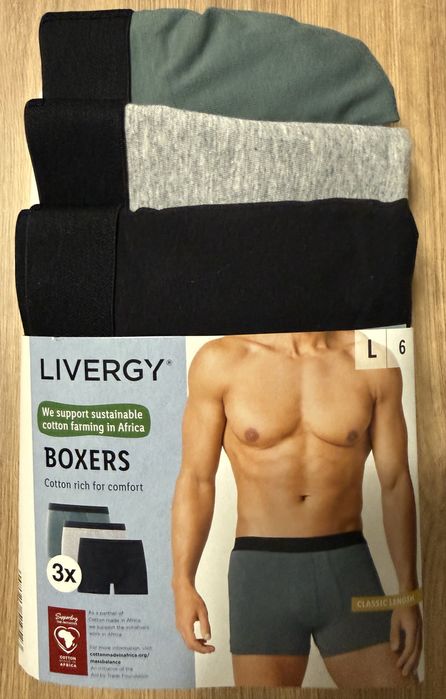 Nowe bokserki livergy 3 pary