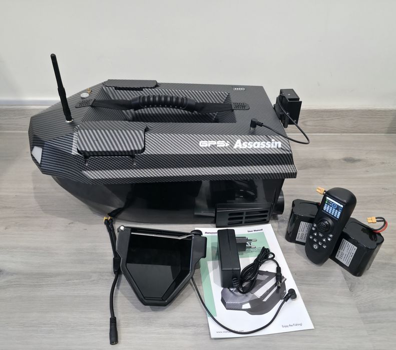 Łódka zanętowa Manuowell Assassin Pro gps autopilot torba gratis
