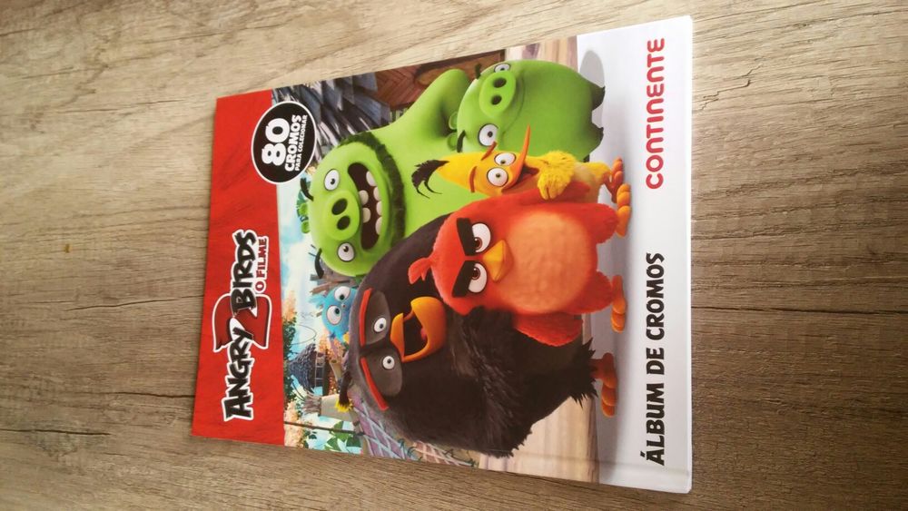 Álbum caderneta vazia Angry Birds 2 Continente cromos