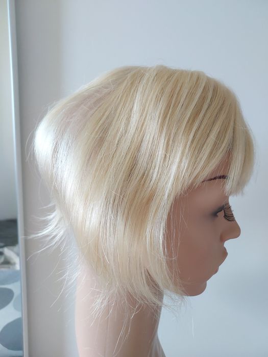 Toper, włosy naturalne,  blond jasny