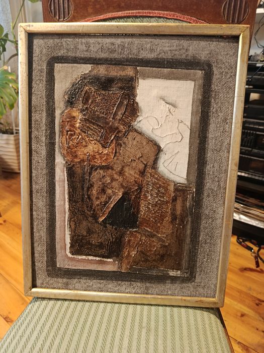 Obraz malowany abstrakcja