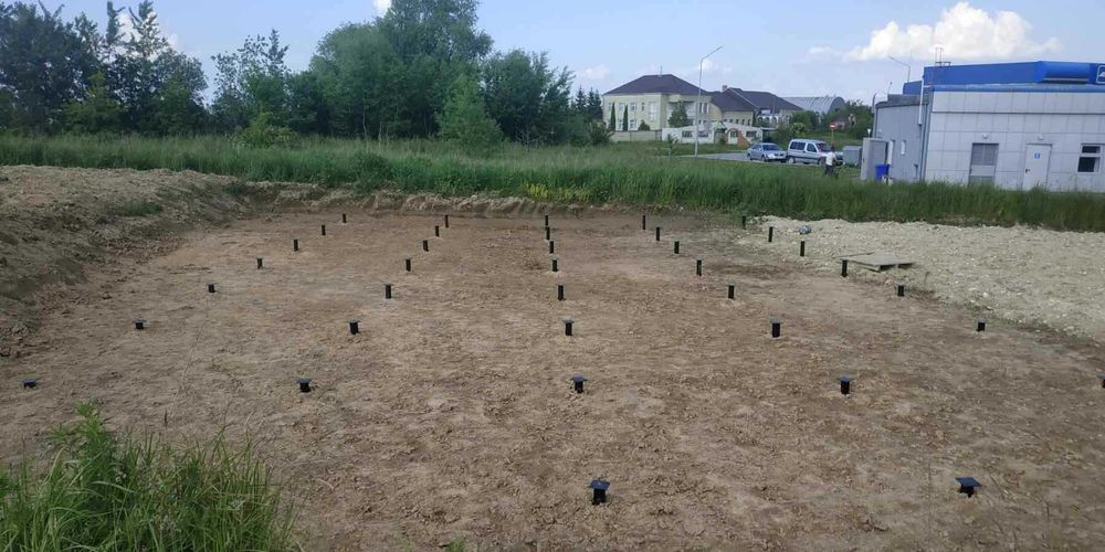 Заказать винтовой фундамент • Купить геошурупы