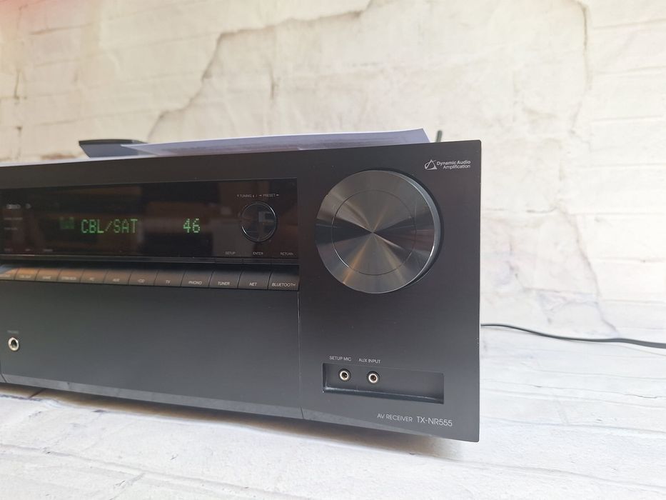 7.2 Onkyo TX-NR555 Wi-Fi BT  Atmos Vision Spotify net radio